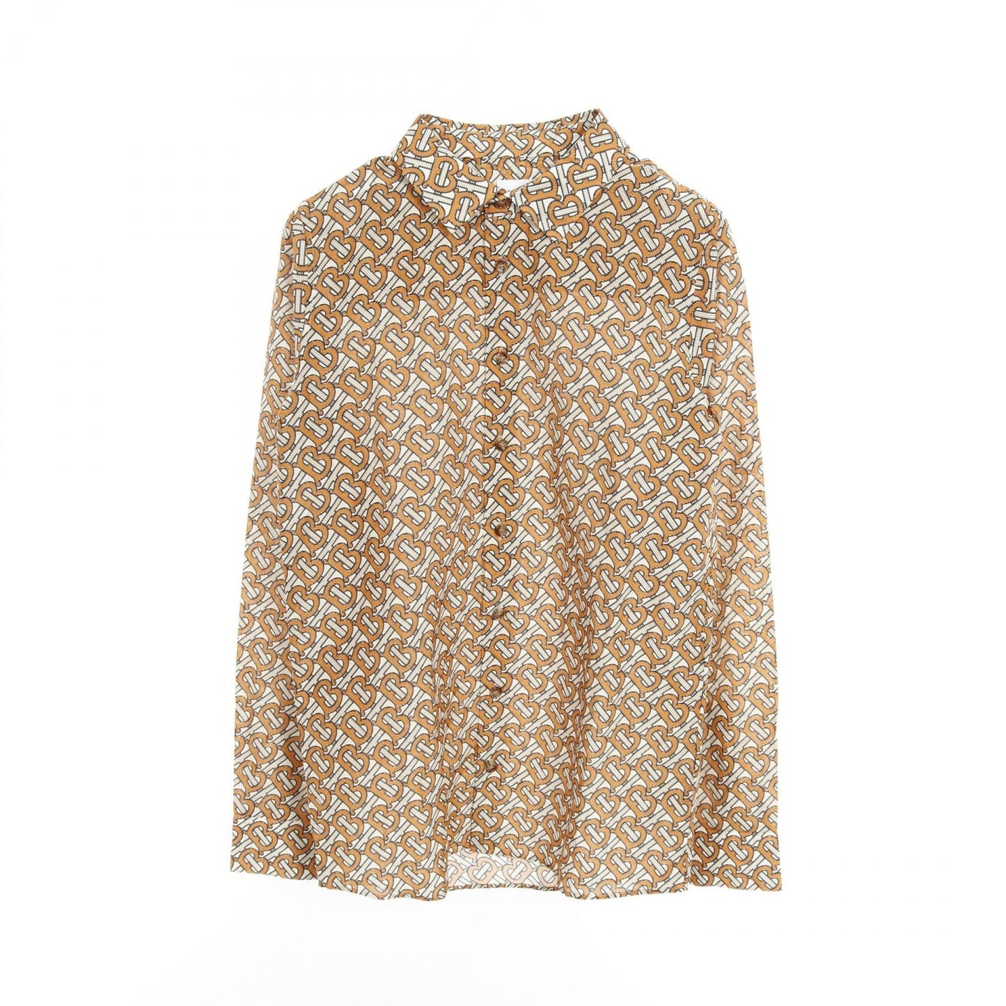 Burberry TB Monogram Cotton Silk Top