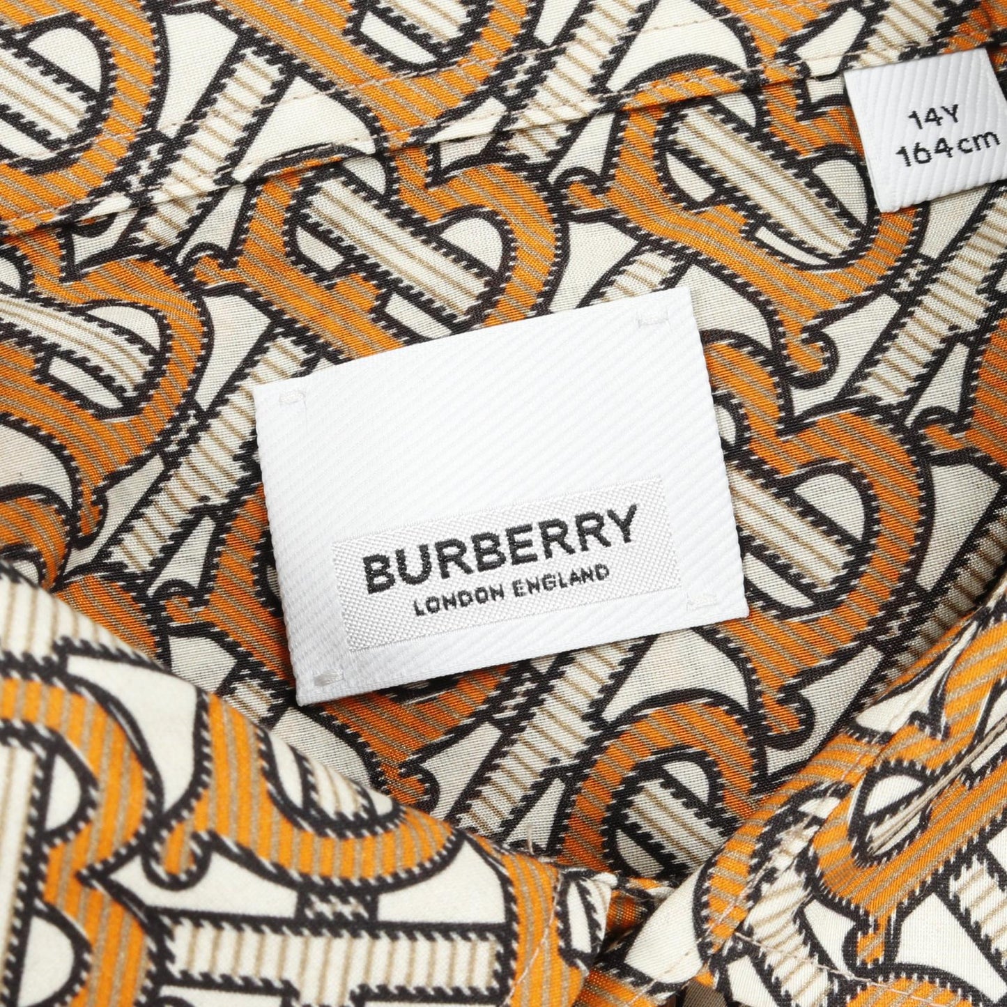 Burberry TB Monogram Cotton Silk Top