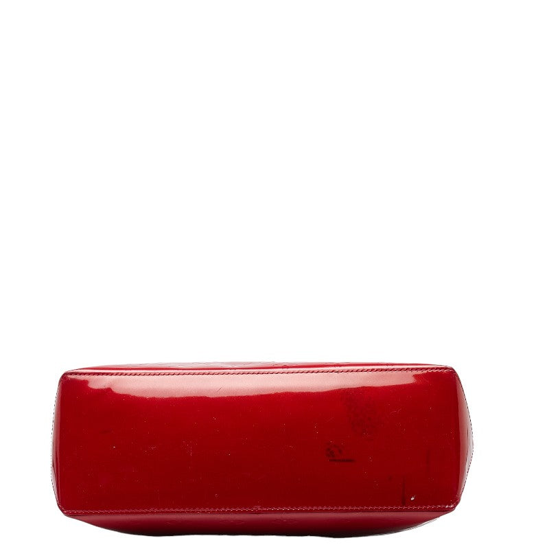 Louis Vuitton Monogram Verniss Wilshere PM Handbag M93642 Pompadour Red Patent Leather  Louis Vuitton