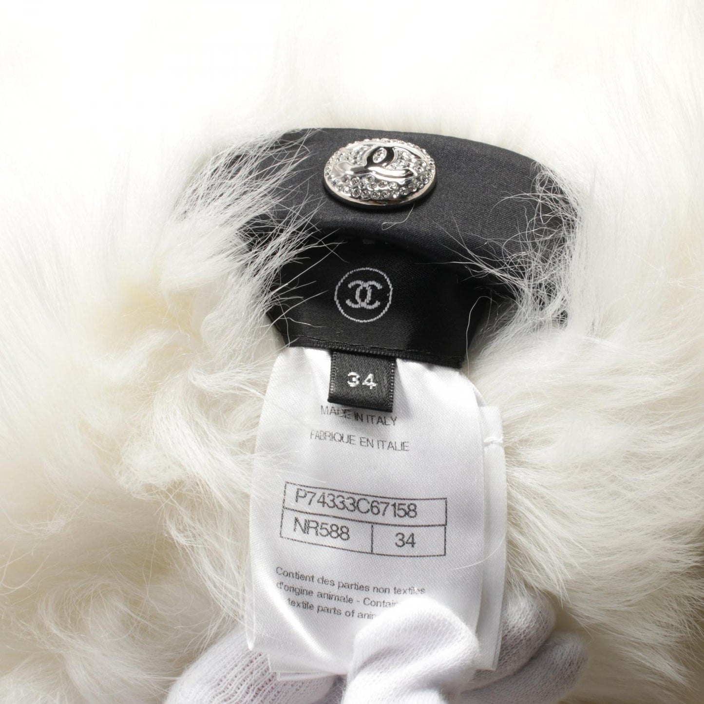 Chanel Coco Neige Polyester/Shearling Vest