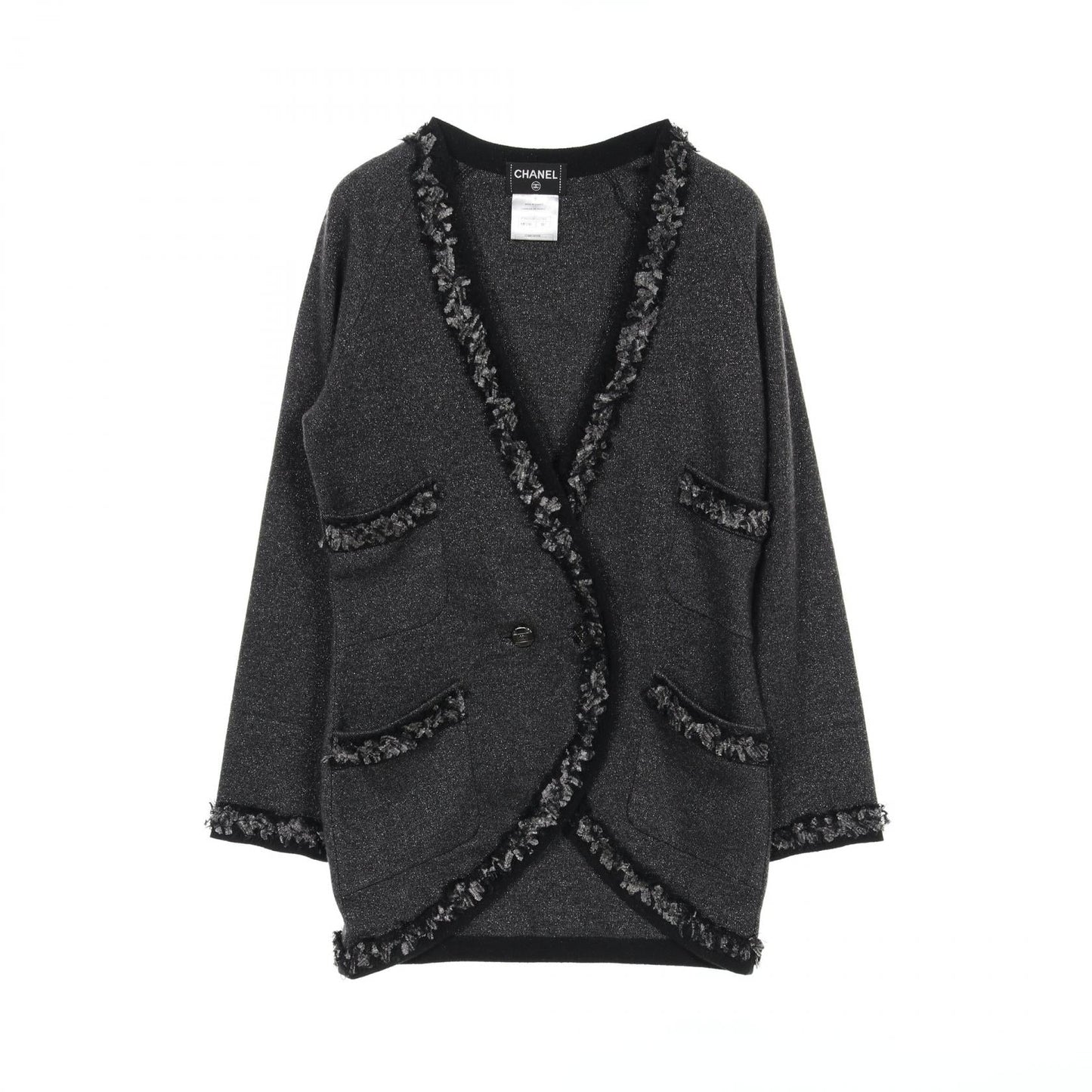 Chanel Coco Mark Button Cashmere Cardigan