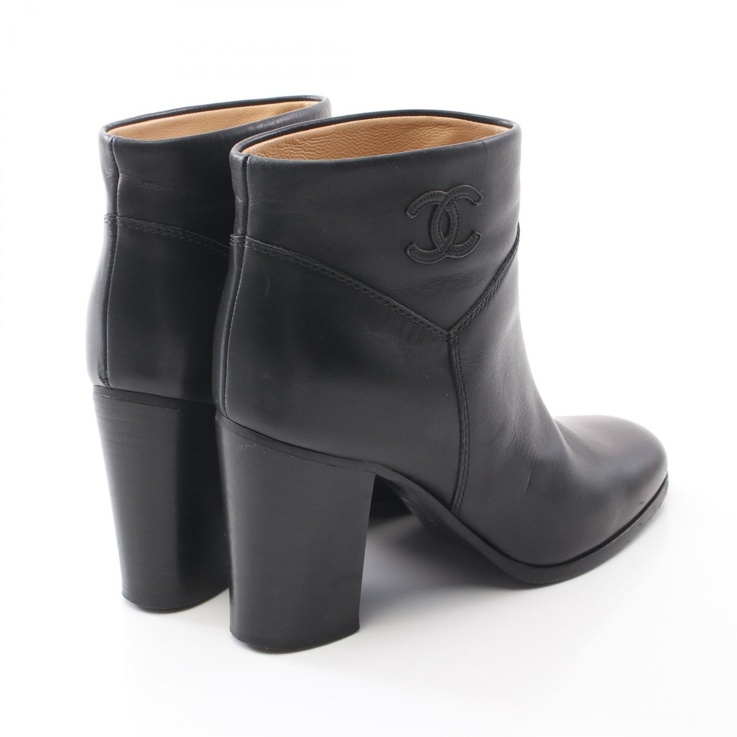 Chanel Coco Mark Leather Boots