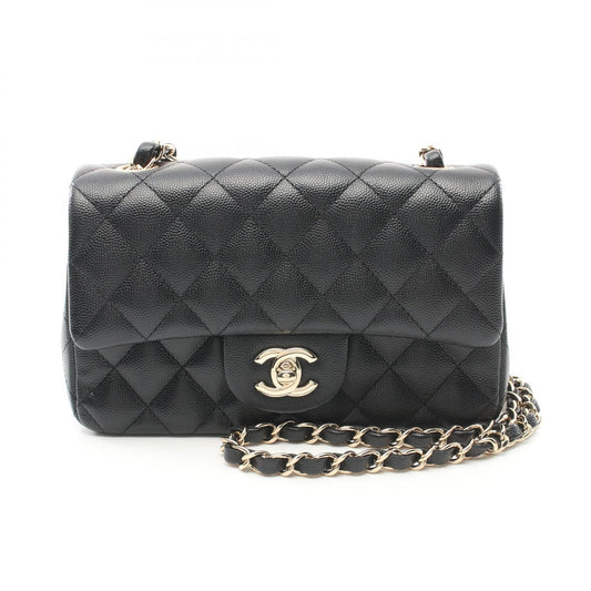 Chanel Mini Matelasse 20 Shoulder Bag Black