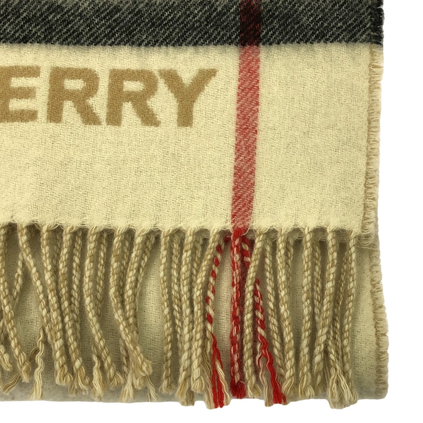 Burberry Construct Check Cashmere Scarf