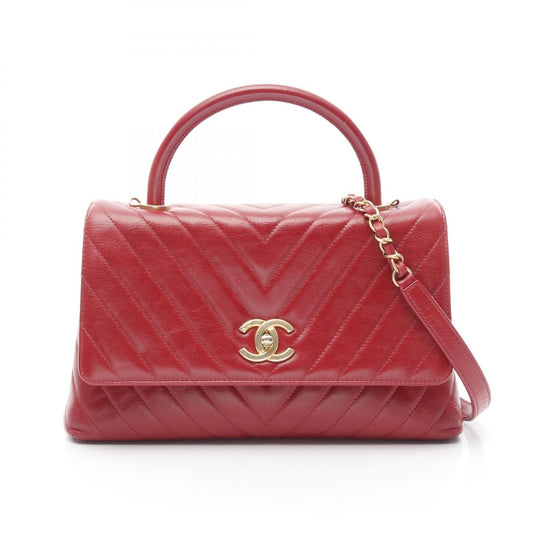 Chanel Coco Handle Leather Handbag