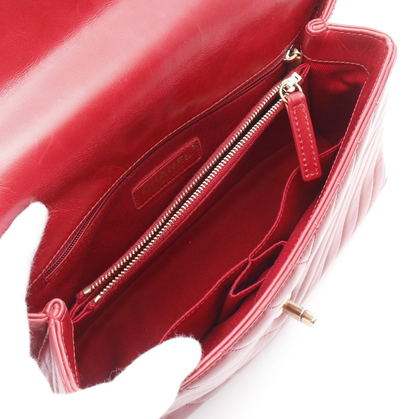 Chanel Coco Handle Leather Handbag