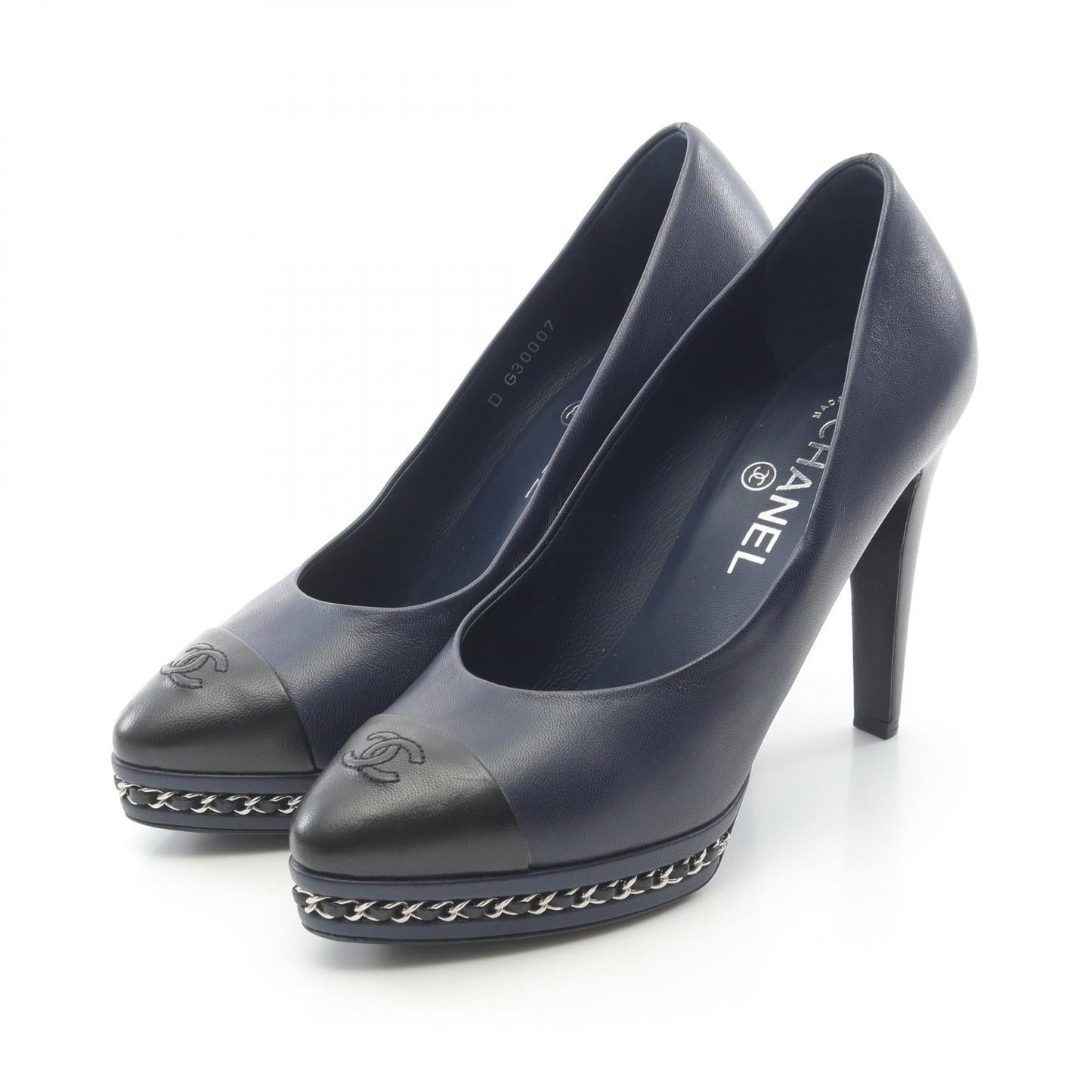 Chanel Coco Mark Calfskin Pumps