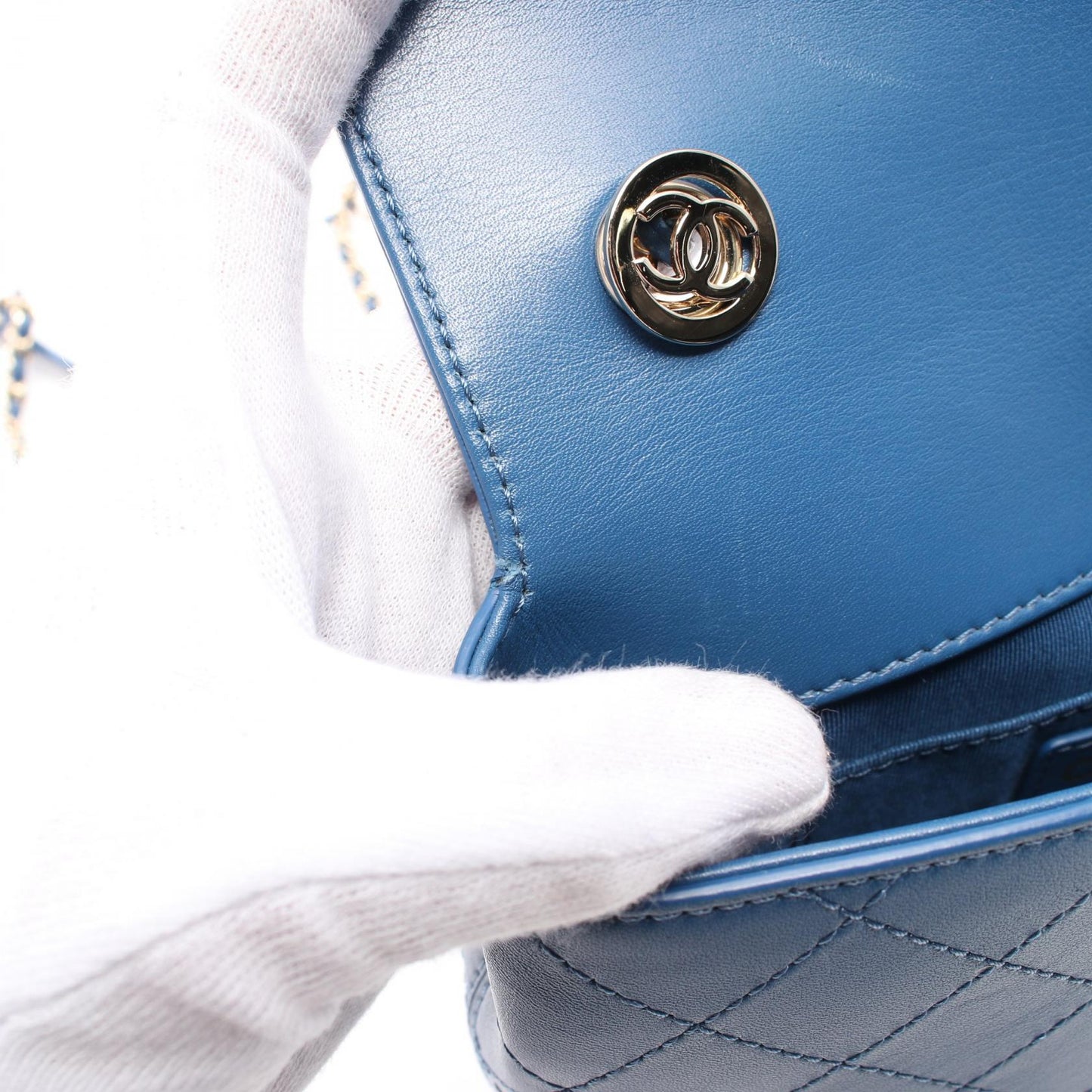 Chanel Mini Matelasse Leather Shoulder Bag