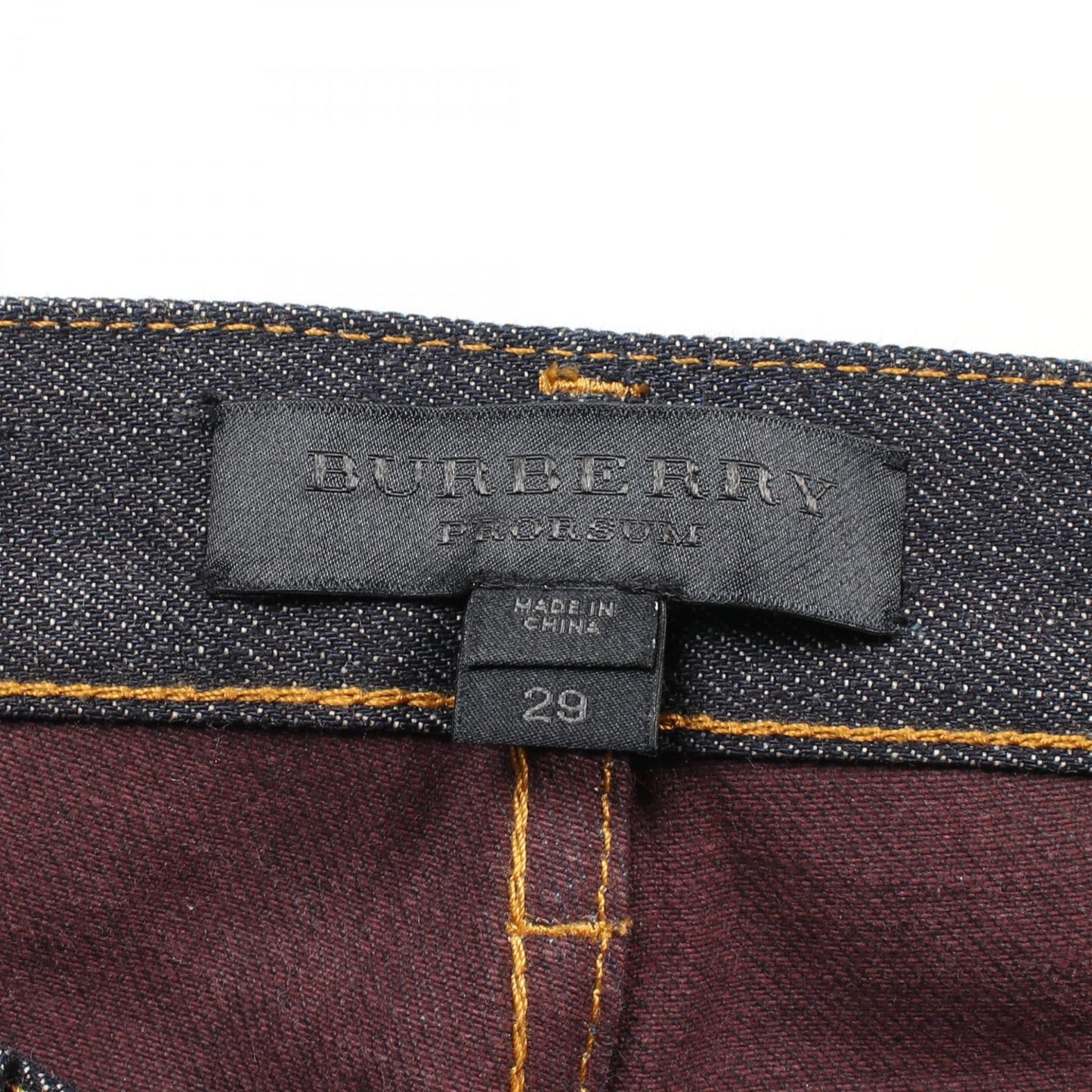 Burberry Prorsum Denim Cotton Pants