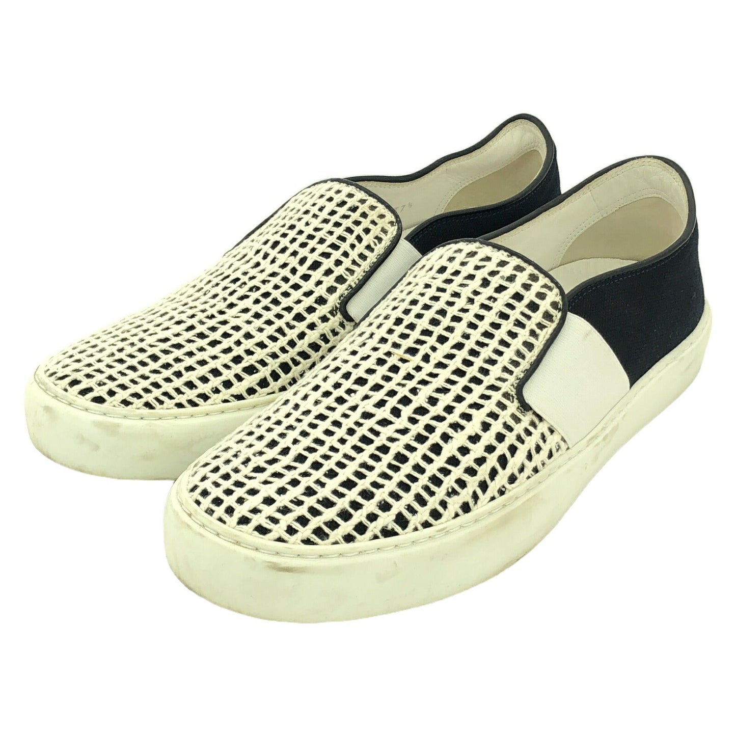 Chanel Canvas Slip-on Shoes