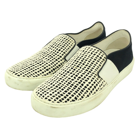 Chanel Canvas Slip-on Shoes
