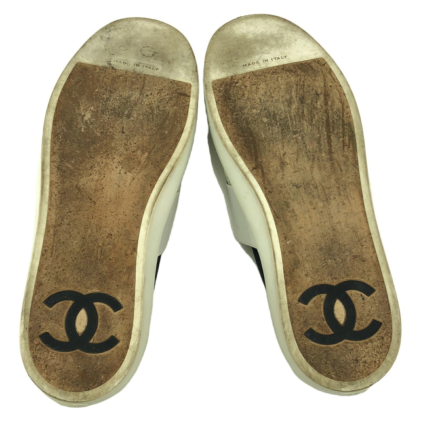 Chanel Canvas Slip-on Shoes