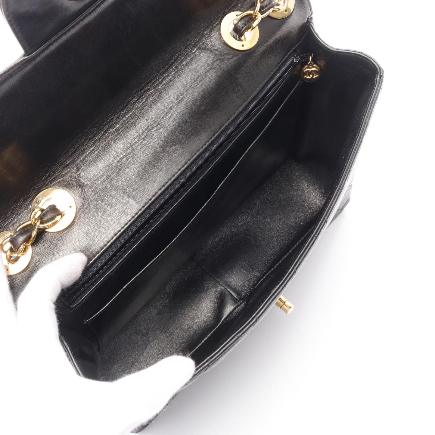 Chanel Deauville Matelasse Lambskin Shoulder Bag