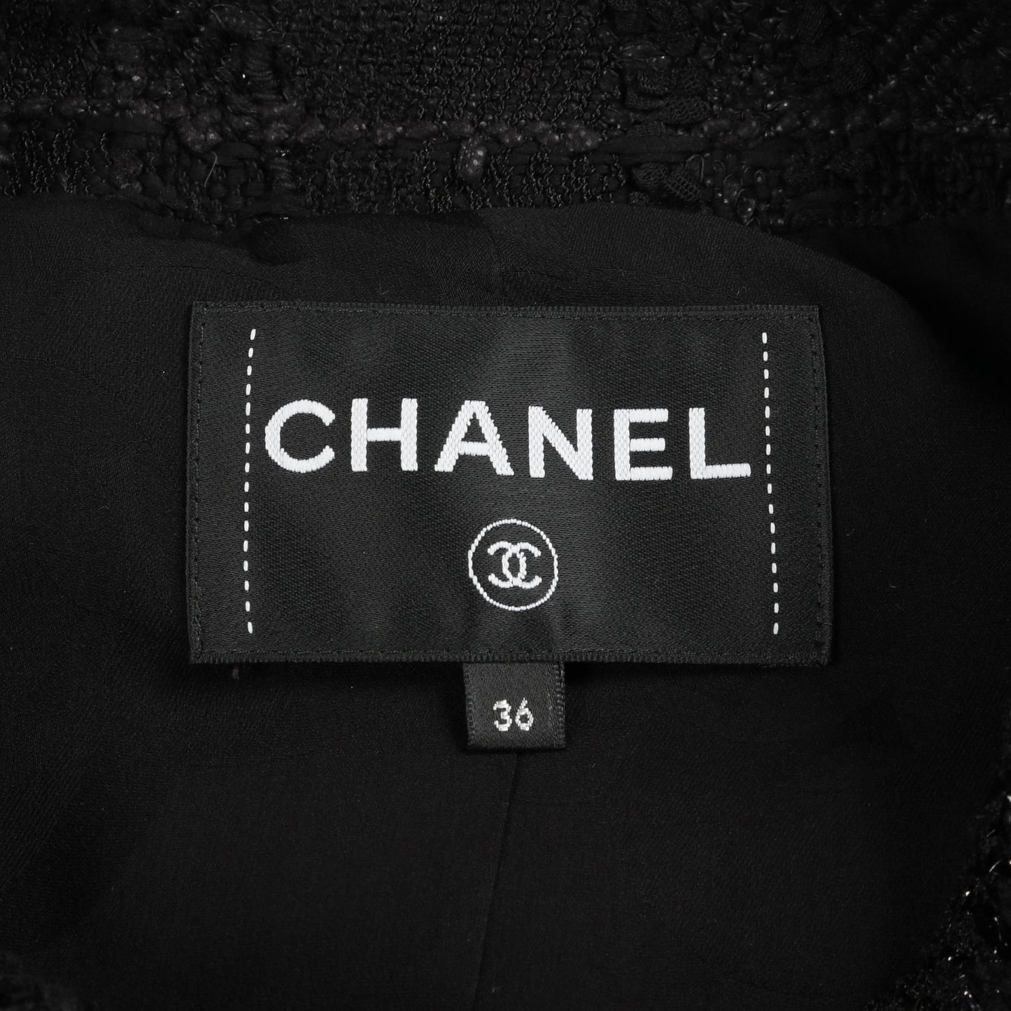 Chanel Coco Mark Button Nylon Cotton Jacket