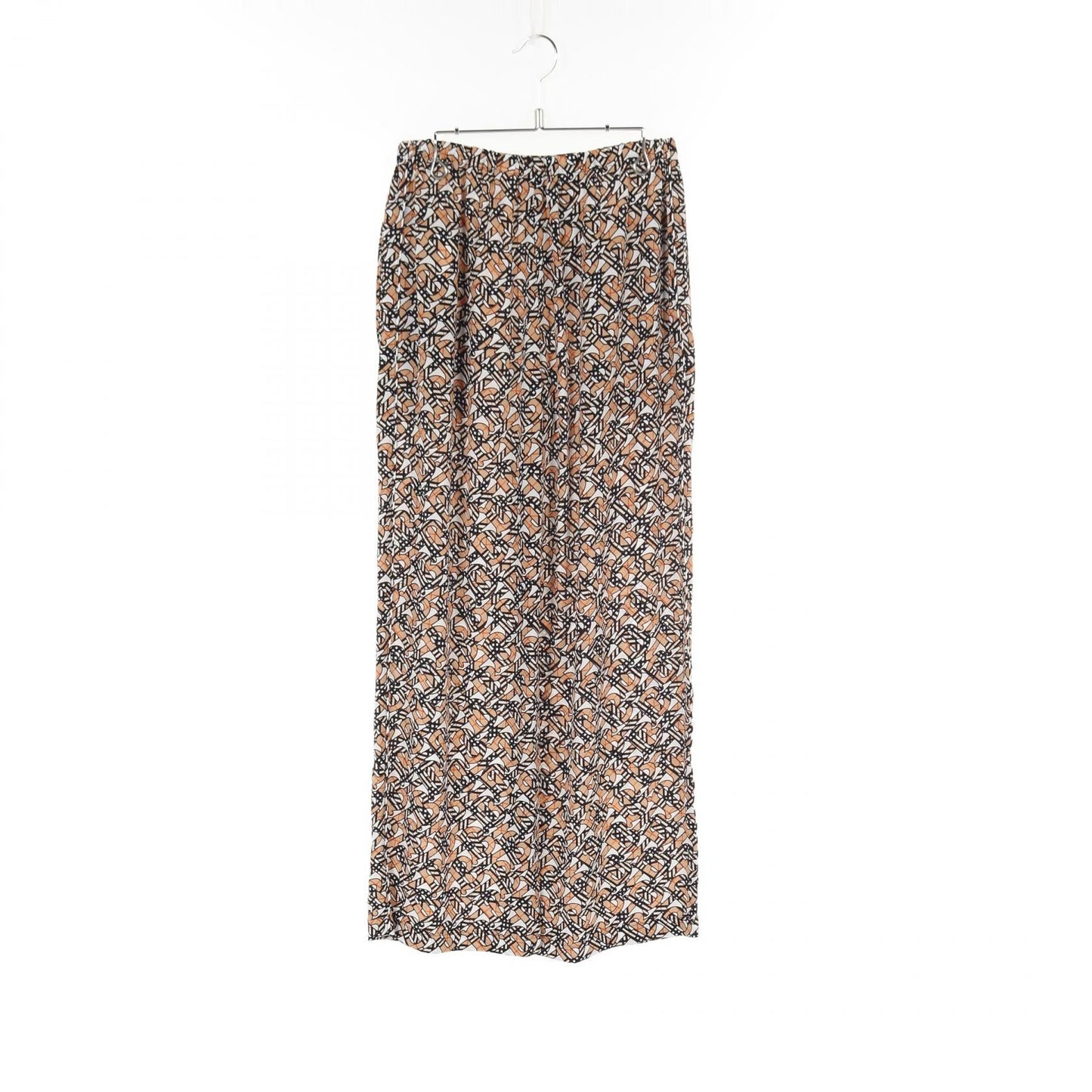 Burberry TB Logo Nova Check Silk Pants