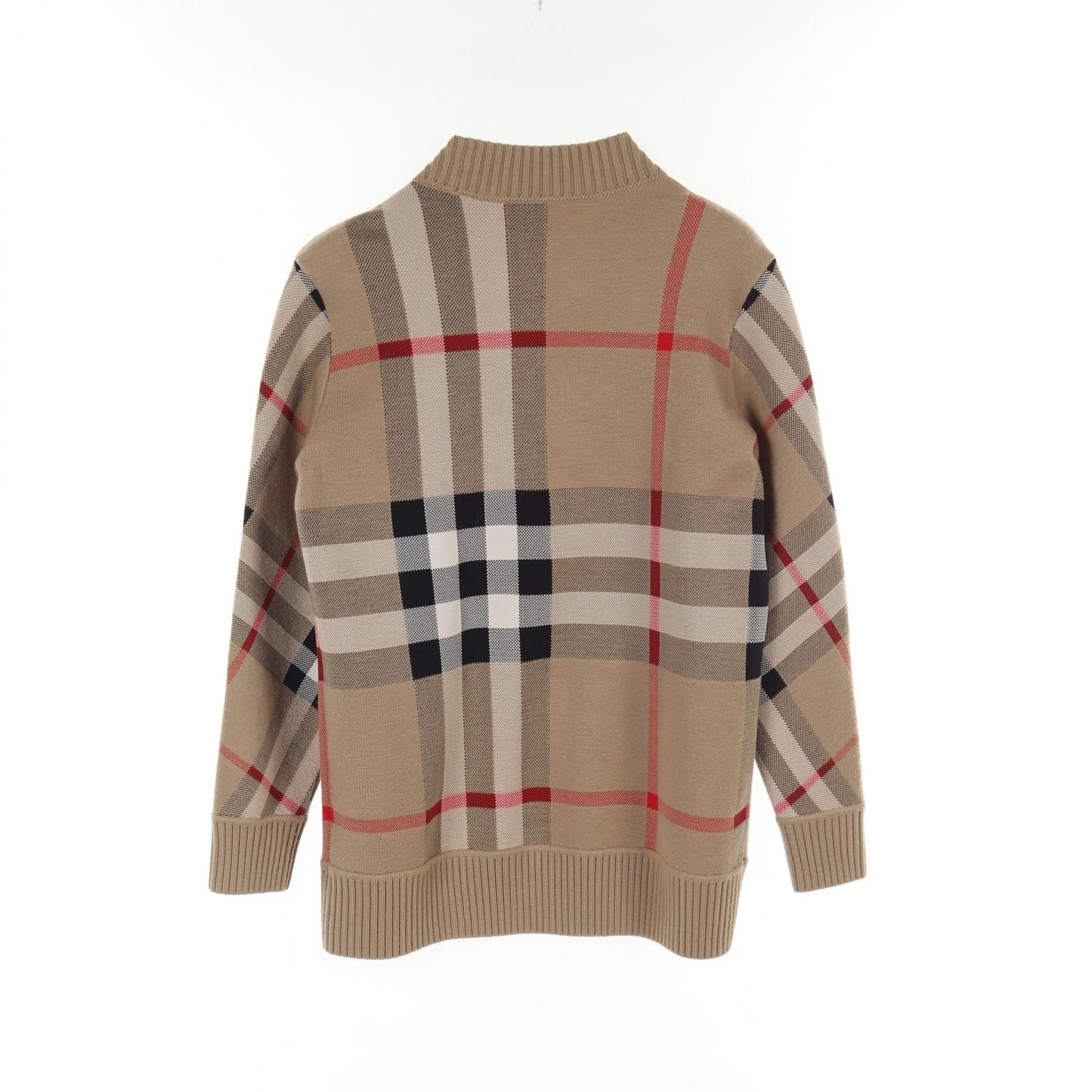 Burberry Nova Check Wool Polyester Cardigan