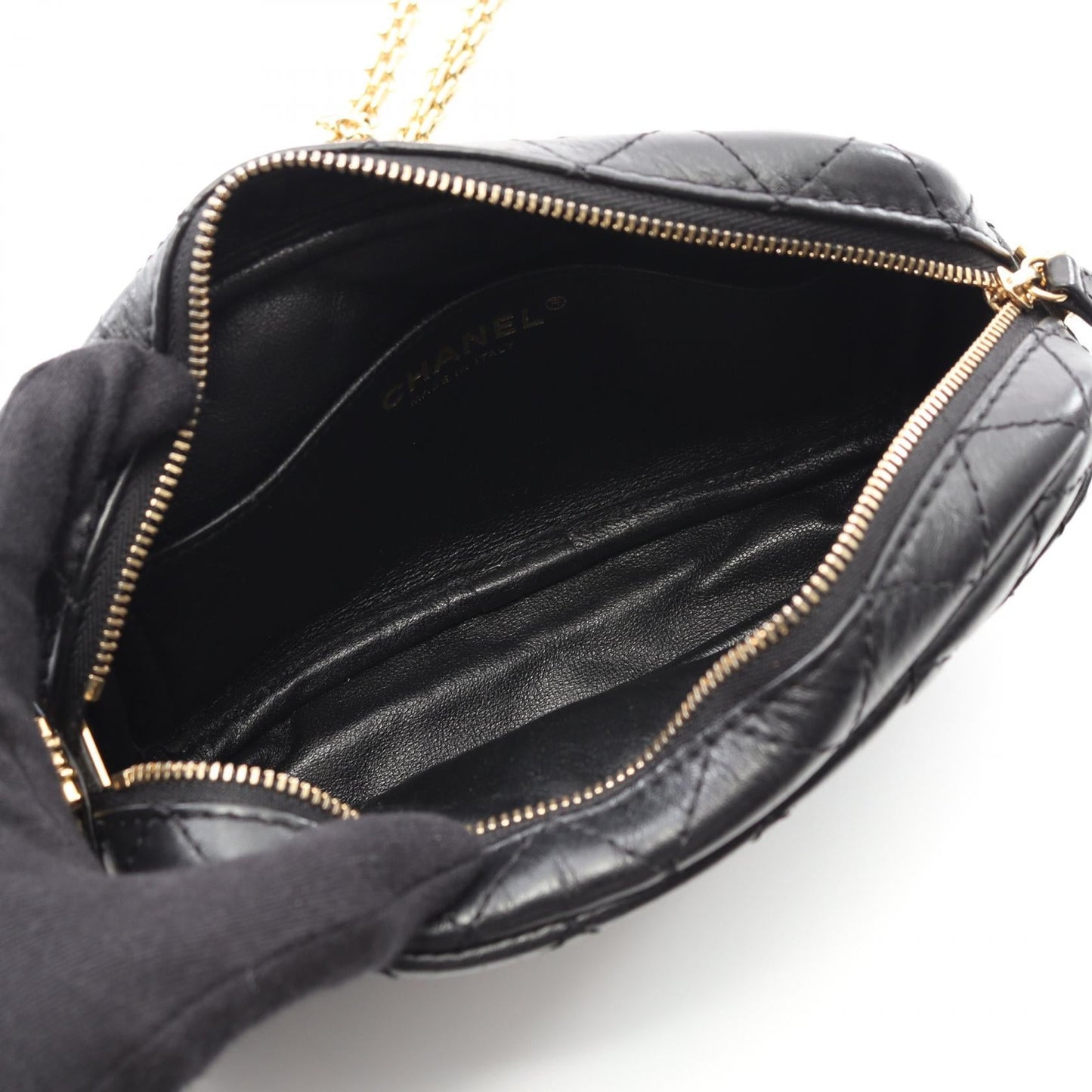 Chanel 2.55 Chevron V Stitch Calfskin Shoulder Bag