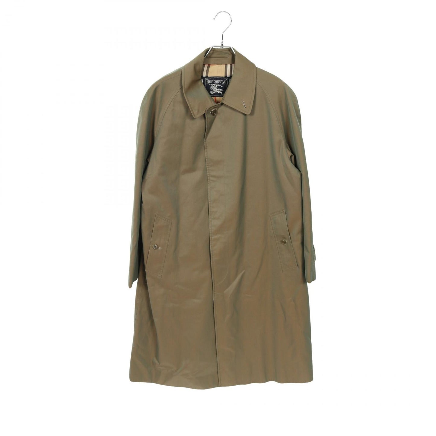 Burberrys' Sateen Collar Cotton Coat