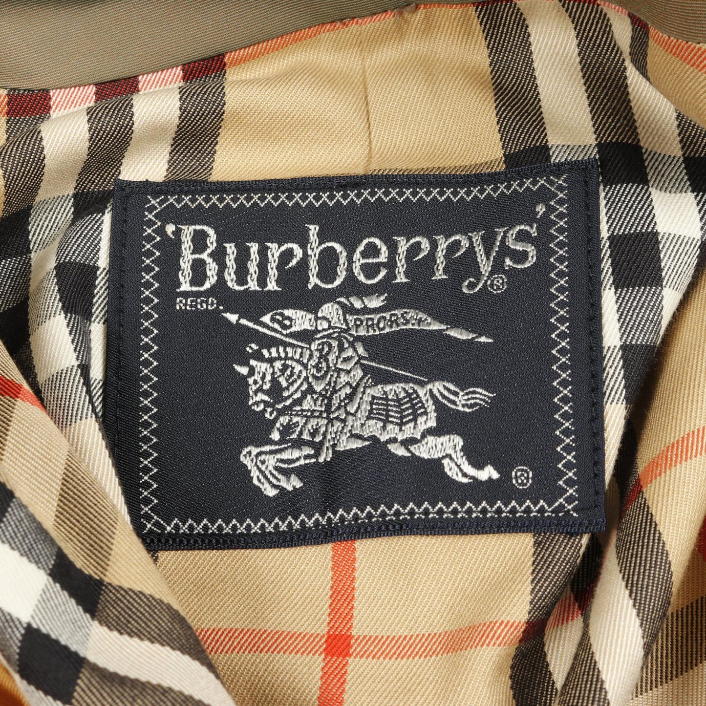 Burberrys' Sateen Collar Cotton Coat
