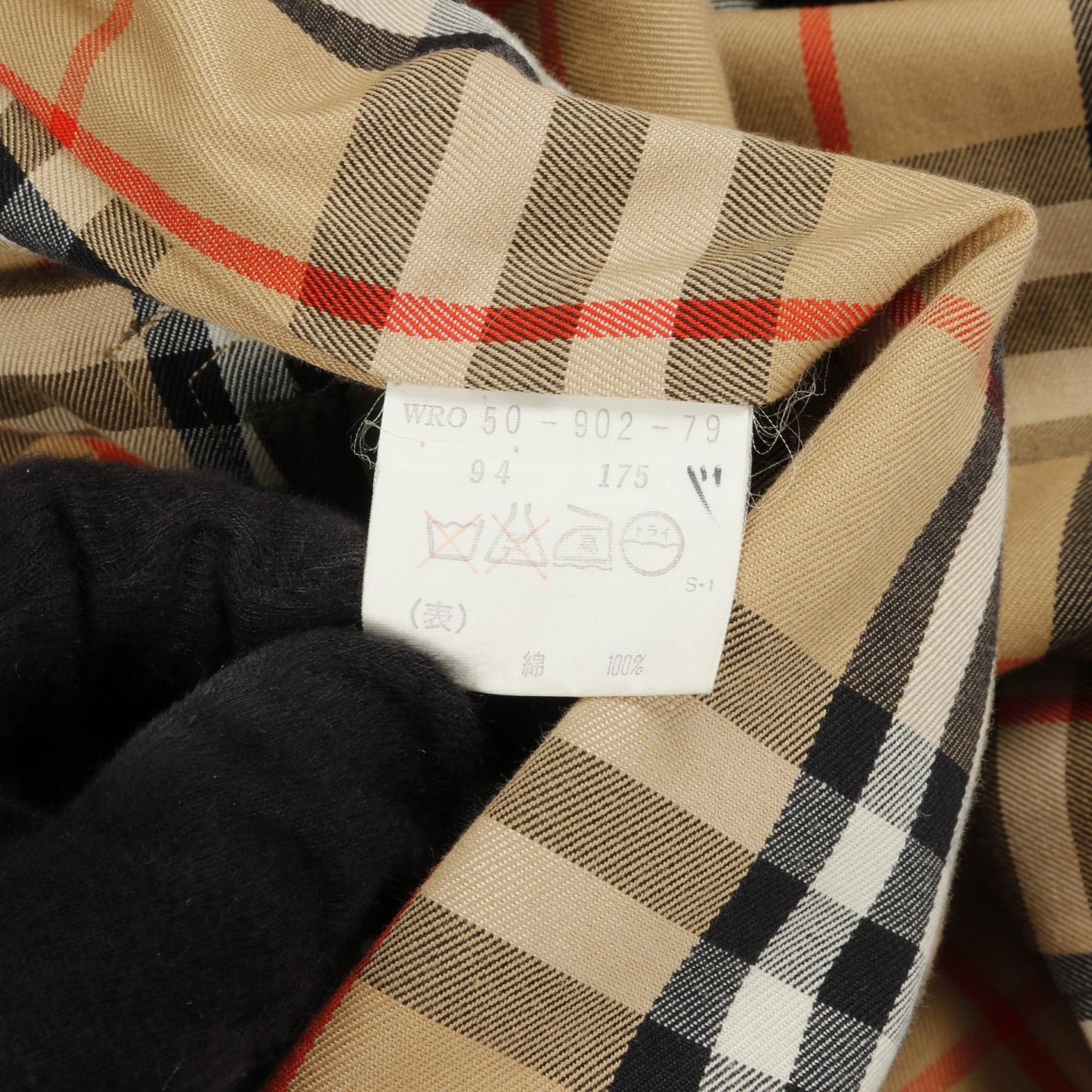 Burberrys' Sateen Collar Cotton Coat