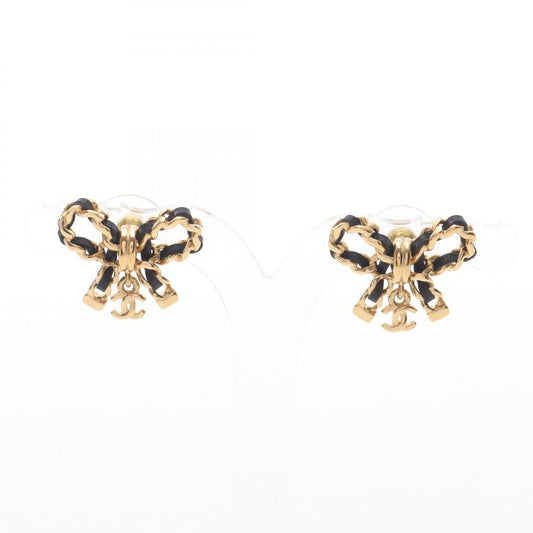 Chanel Coco Mark Ribbon Earrings