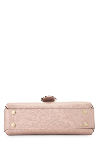 Gucci, Pink Leather Interlocking Handle Bag, Pink