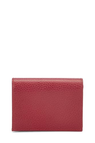 Gucci, Red Leather GG Marmont Card Cse, Red