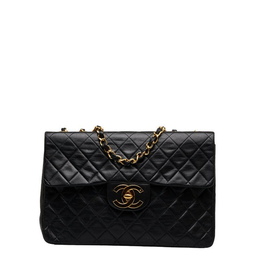 Chanel Leather Deauville Matelasse Shoulder Bag