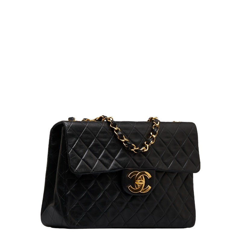 Chanel Leather Deauville Matelasse Shoulder Bag