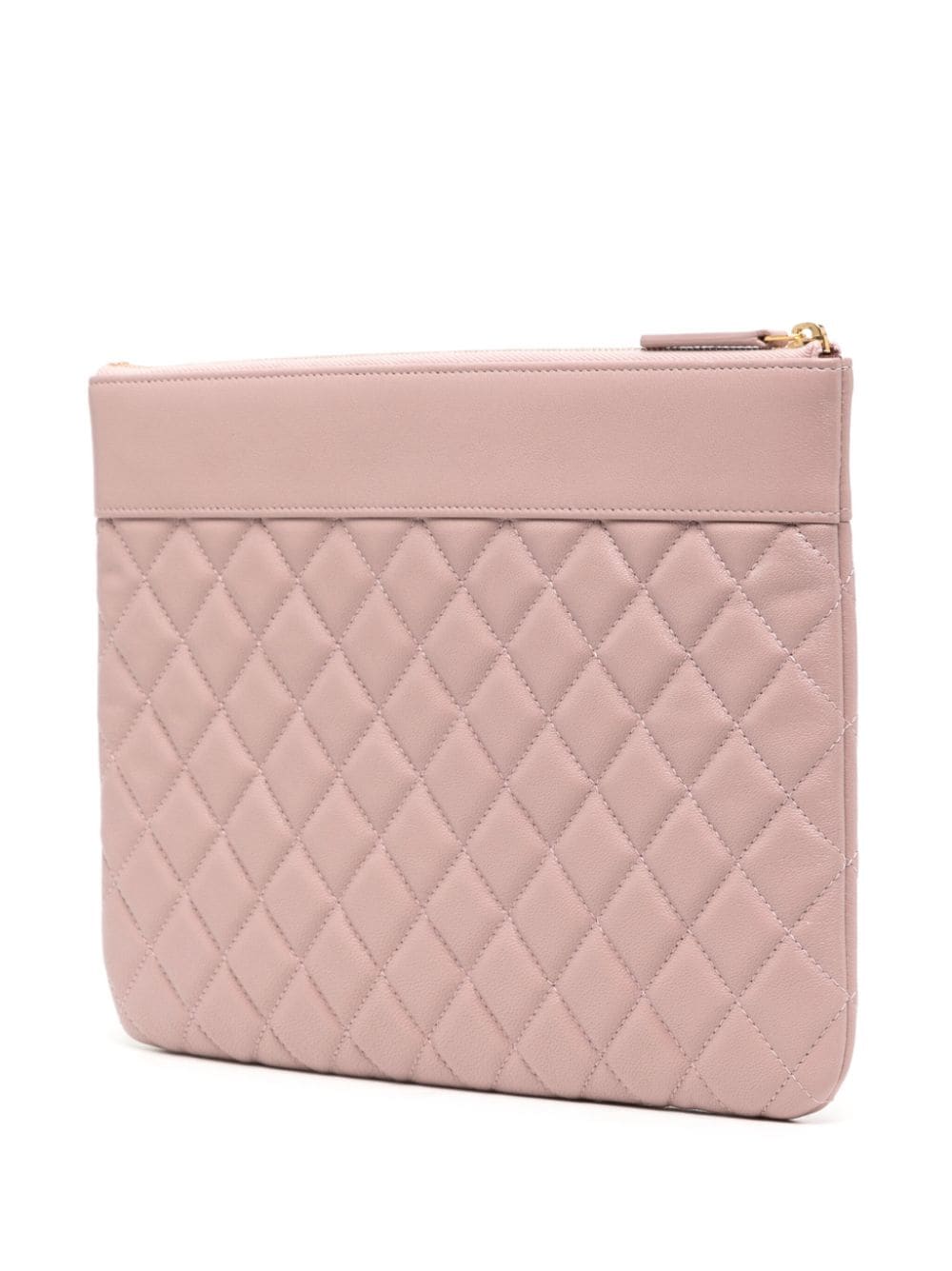 CC Quilted clutch bag