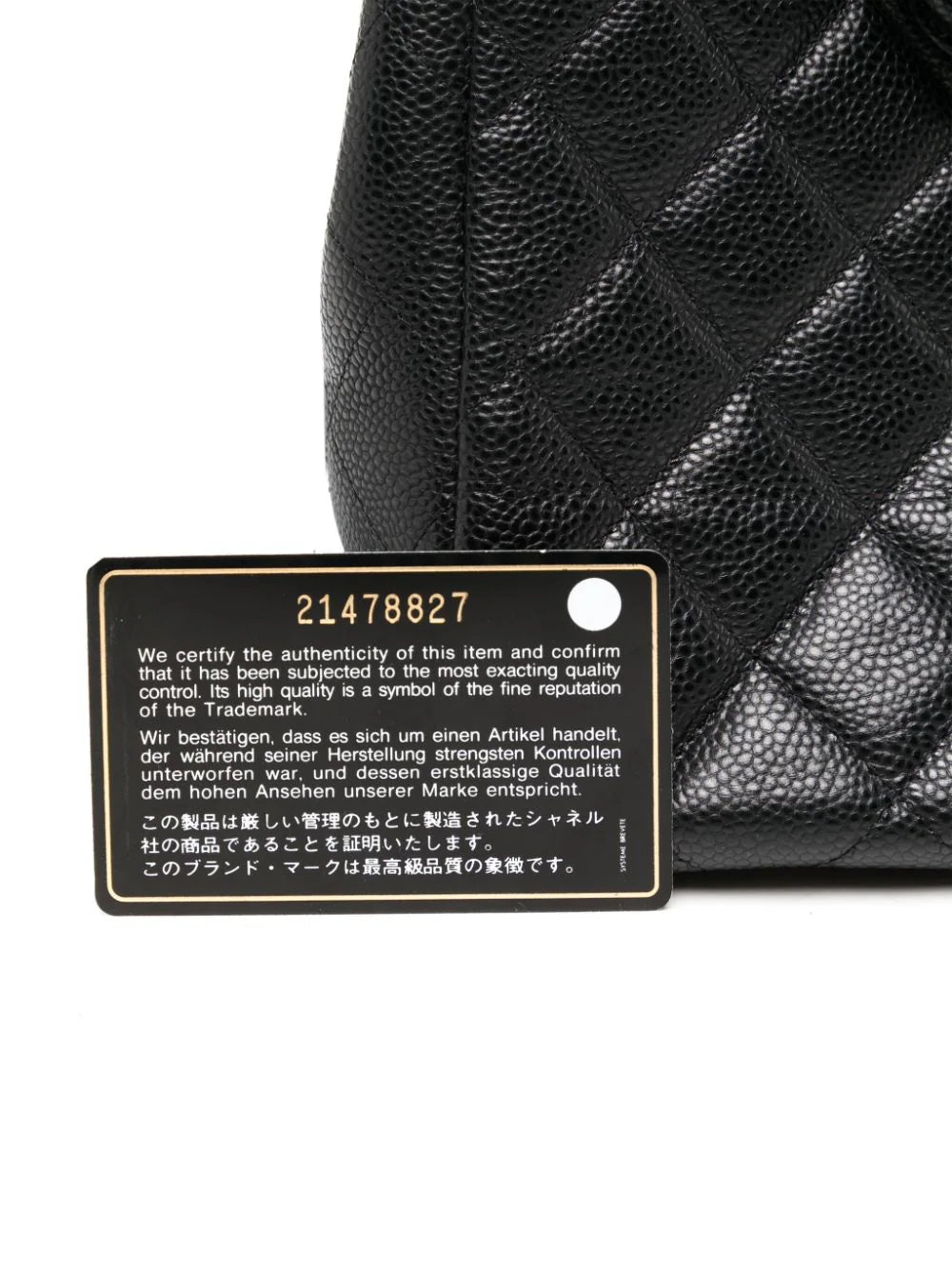 Paris-Edinburgh Black Caviar Flap Tote Bag