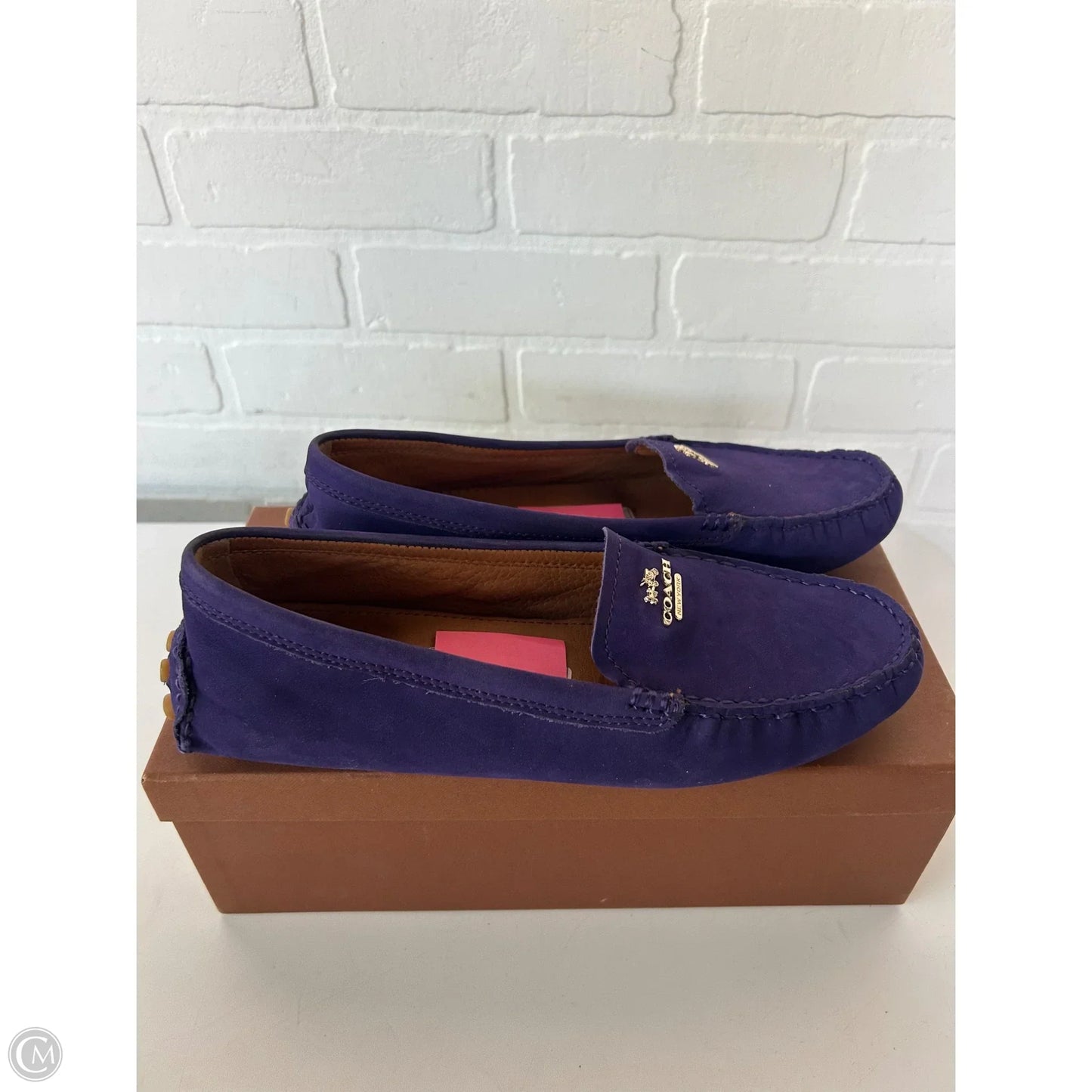 Shoes Designer By Coach In Purple, Size: 9