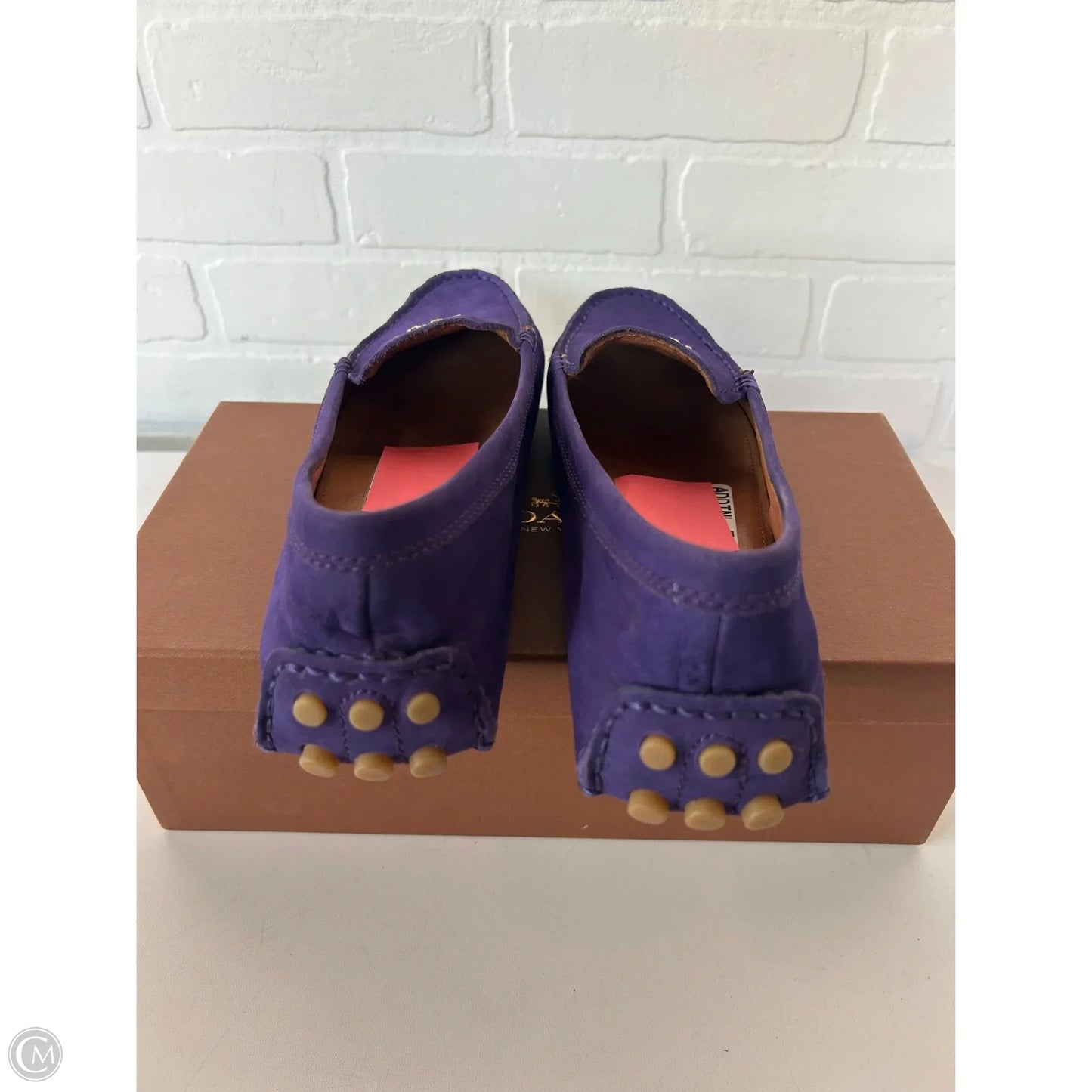 Shoes Designer By Coach In Purple, Size: 9