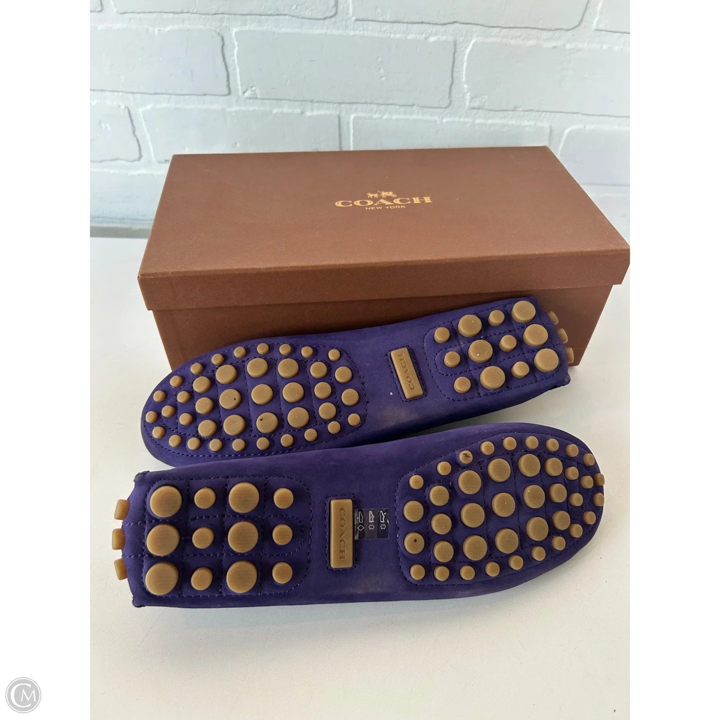 Shoes Designer By Coach In Purple, Size: 9