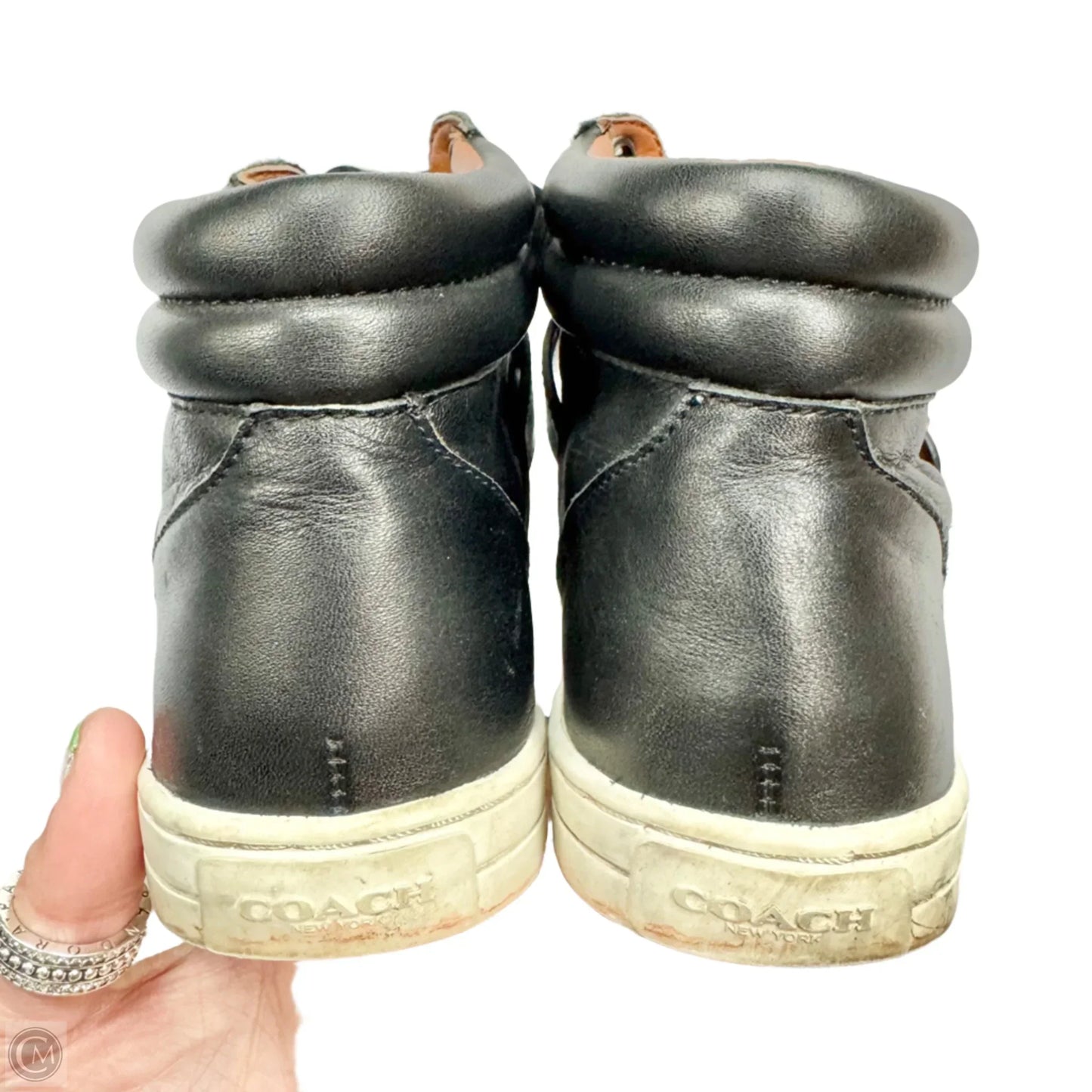 Shoes Designer By Coach In Black, Size: 5.5