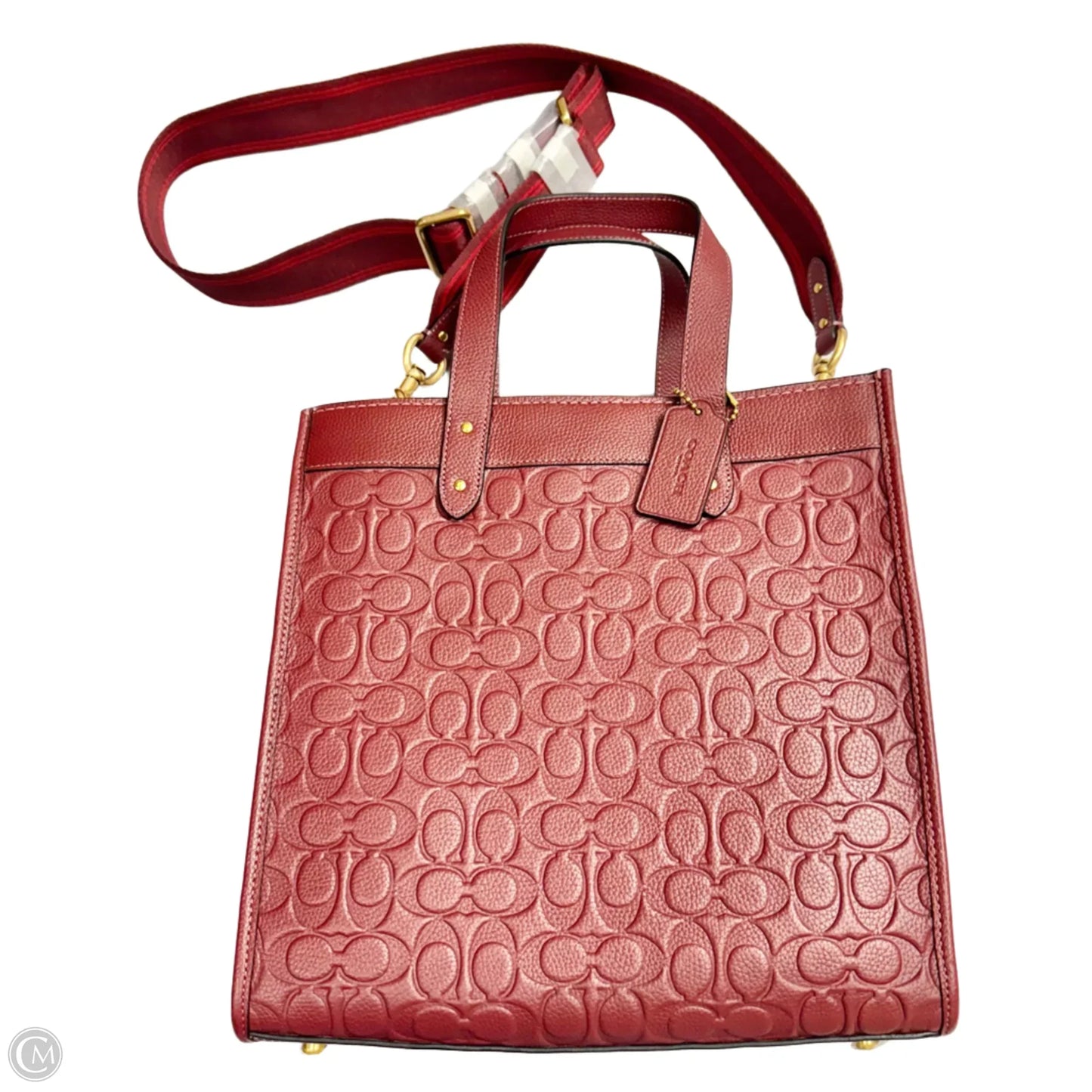 Tote Designer By Coach, Size: Medium