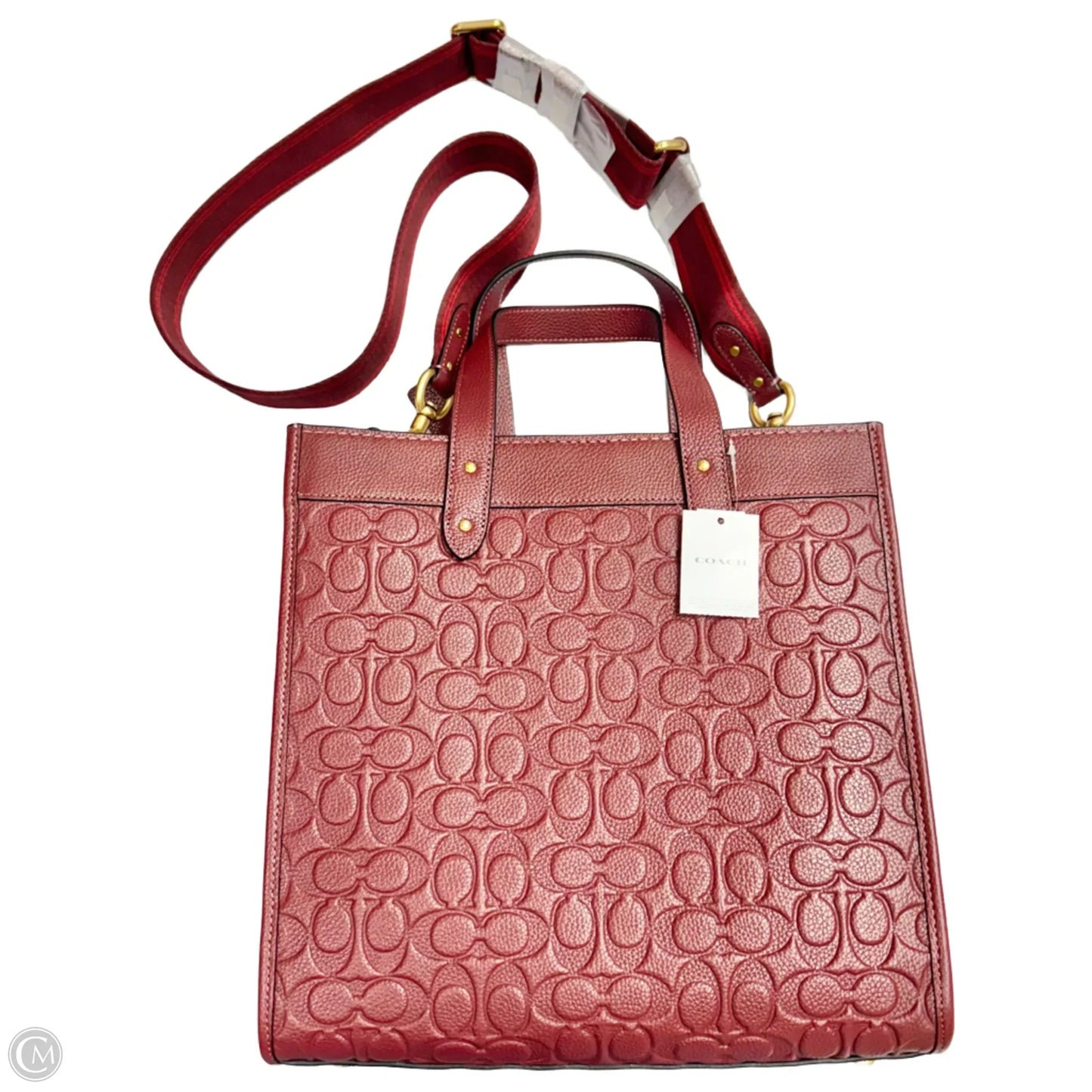 Tote Designer By Coach, Size: Medium