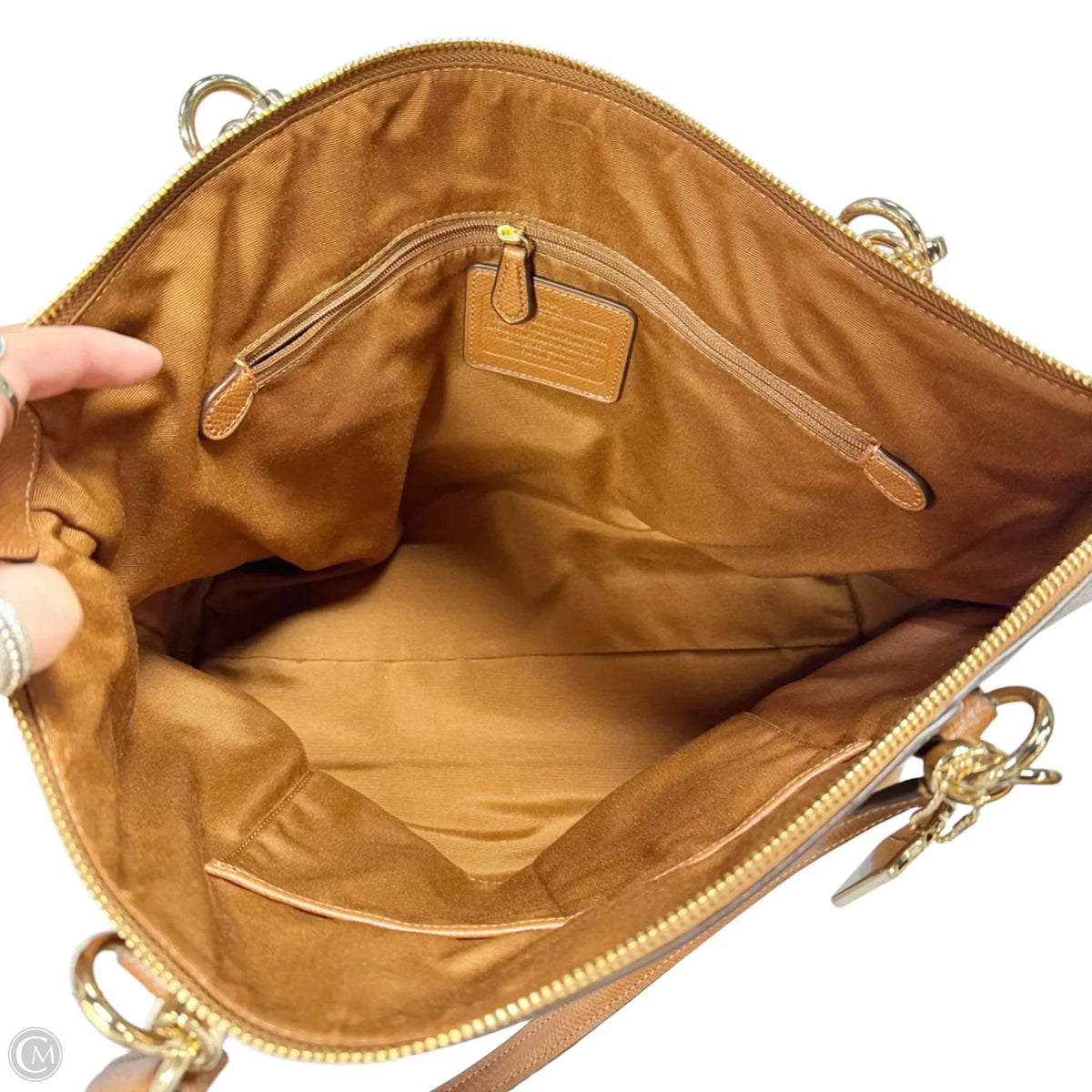 Handbag Designer By Coach, Size: Large