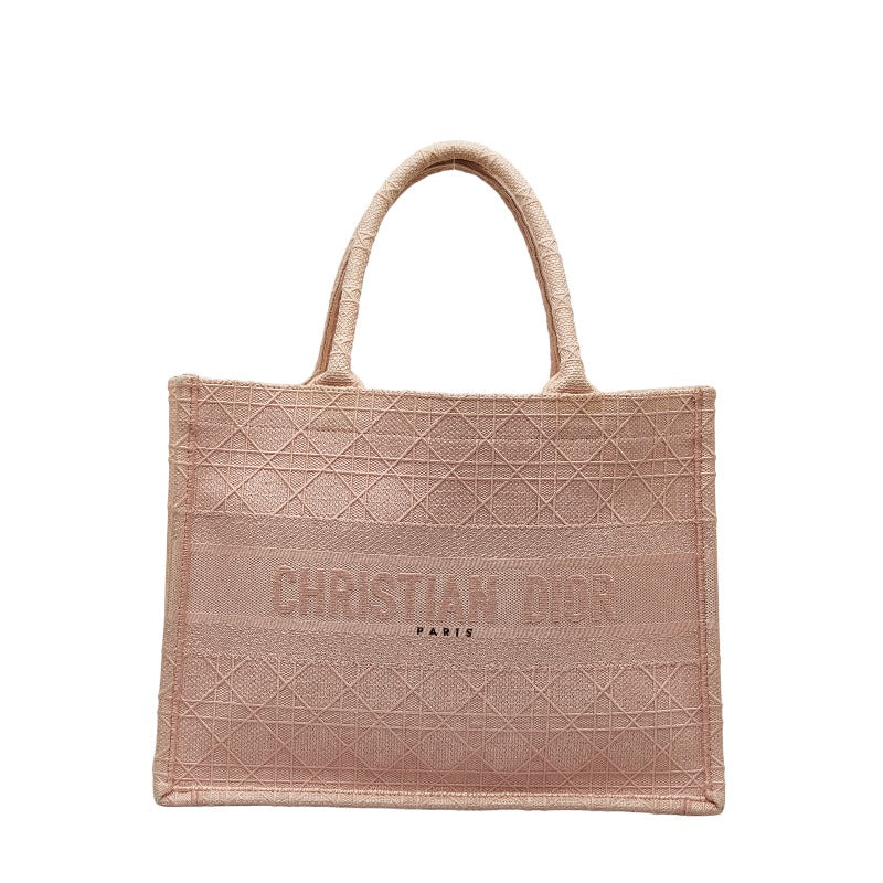 Dior Cannage Canvas Medium Book Tote Canvas Tote Bag in Good condition