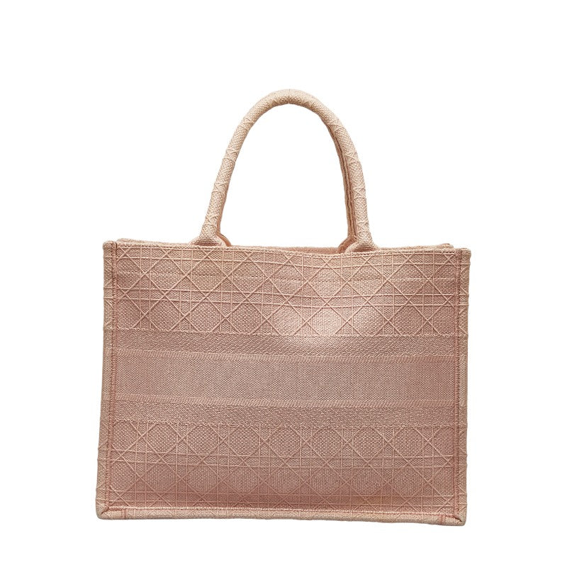 Dior Cannage Canvas Medium Book Tote Canvas Tote Bag in Good condition