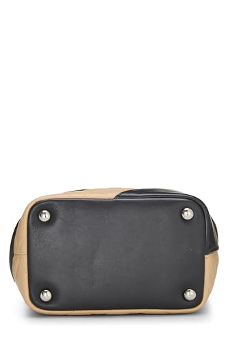 Chanel,  Beige Quilted Calfskin Cambon Ligne Tote Mini, Beige