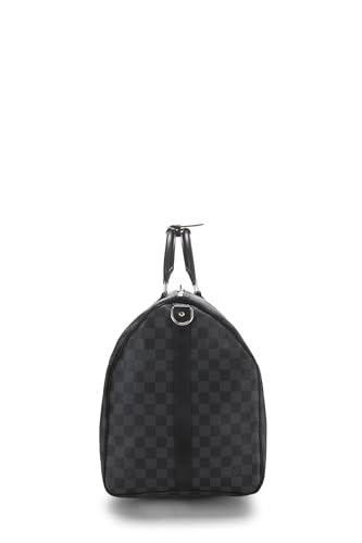 Louis Vuitton,  Damier Graphite Keepall Bandouliere 55, Black