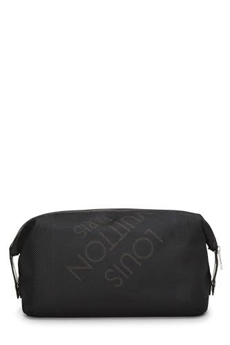Louis Vuitton,  Black Damier Geant Trousse Albatros, Black