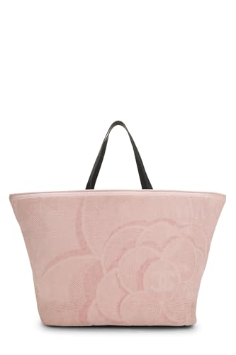 Chanel,  Pink Terry Cloth Tote Large, Pink