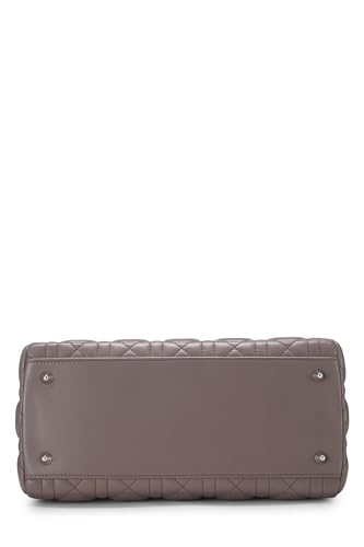Dior,  Purple Cannage Quilted Lambskin Lady Dior Medium, Purple