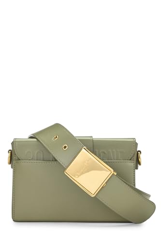 Dior,  Green Calfskin 30 Montaigne Box Bag, Green