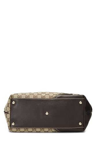 Gucci, Original GG Canvas Britt Tote, Brown