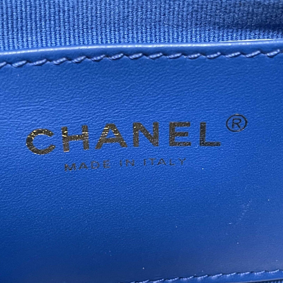 Top Quality Chanel Mini Chain Around Multi Chain Full New Bag Quilted Caviar 22B Blue