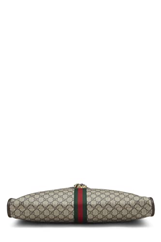 Gucci, Brown Original GG Supreme Canvas Web Rajah Tote Large, Brown