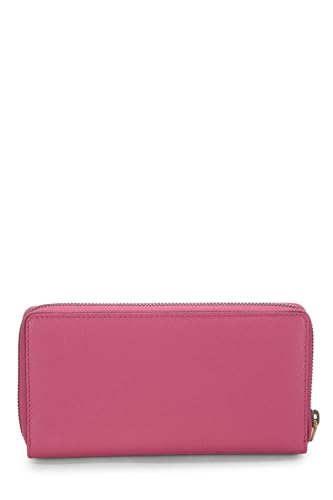 Gucci, Pink Leather Logo Wallet, Pink